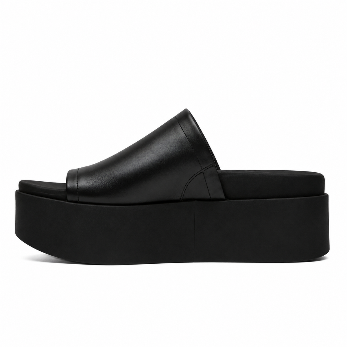 Selma- Sandalias de Plataforma de Cuero