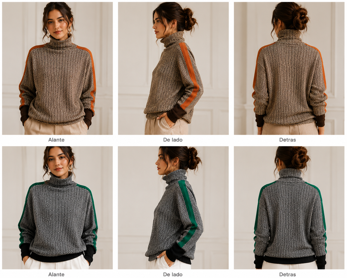 Elsa- Jersey de Cuello Alto