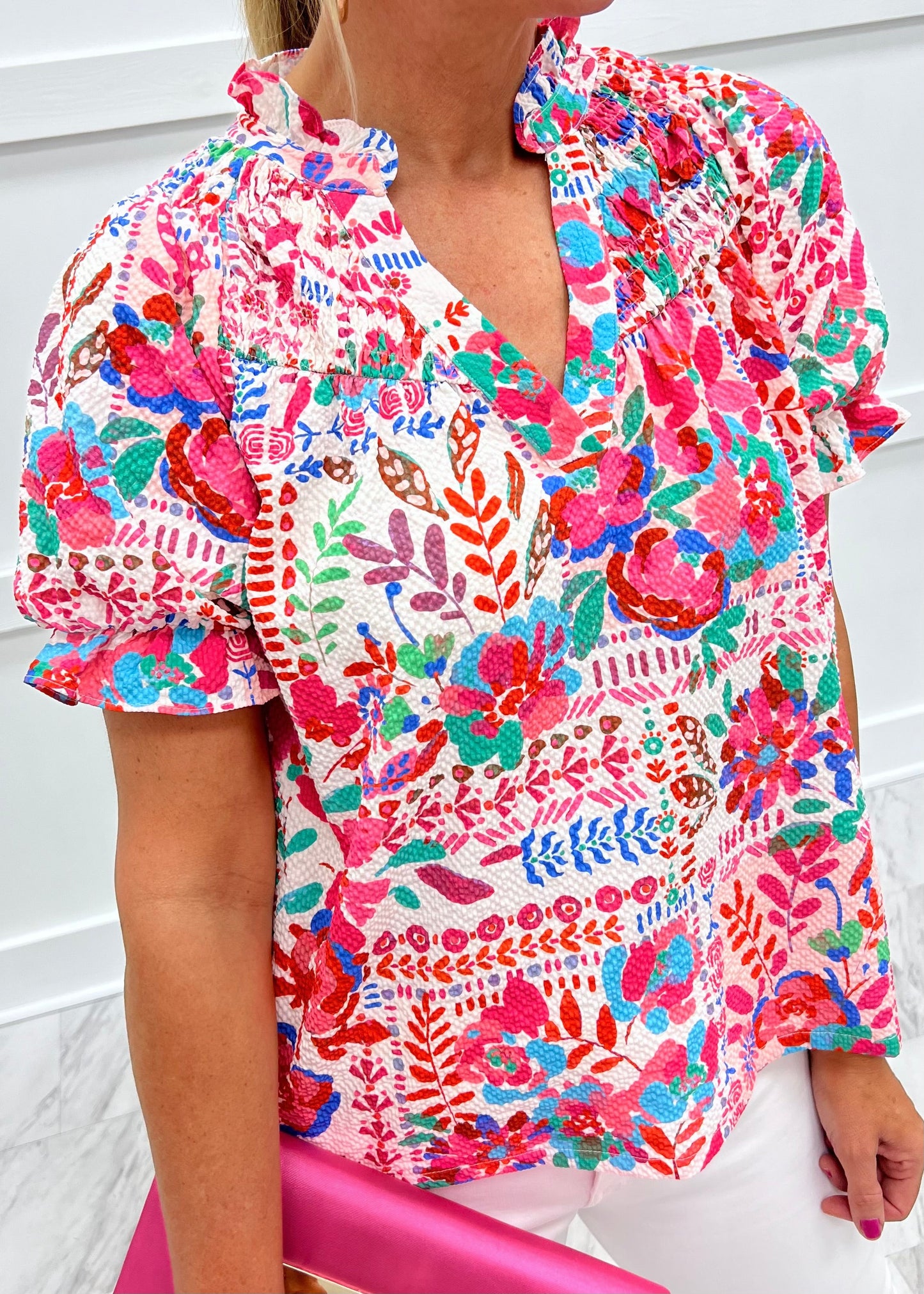 Top floral Multicolor