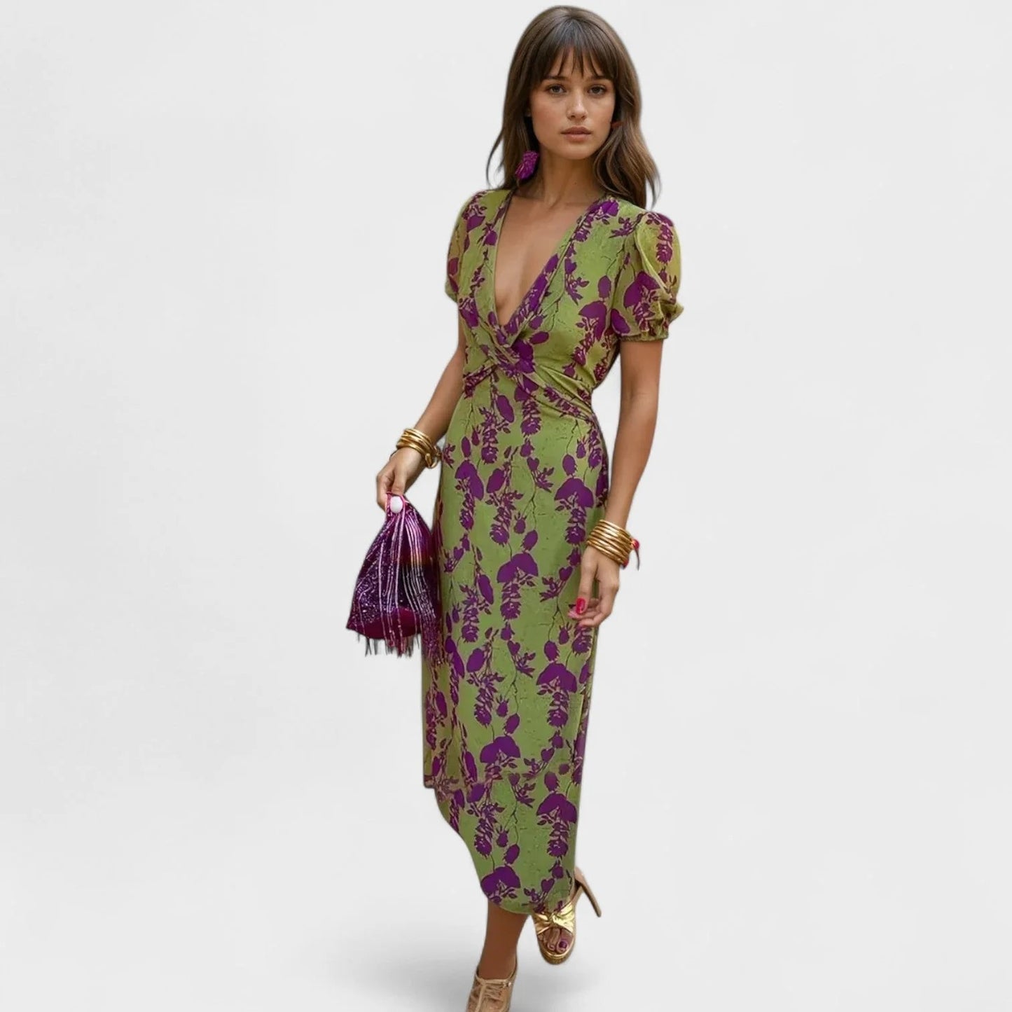 Berta- Vestido Elegante de Primavera