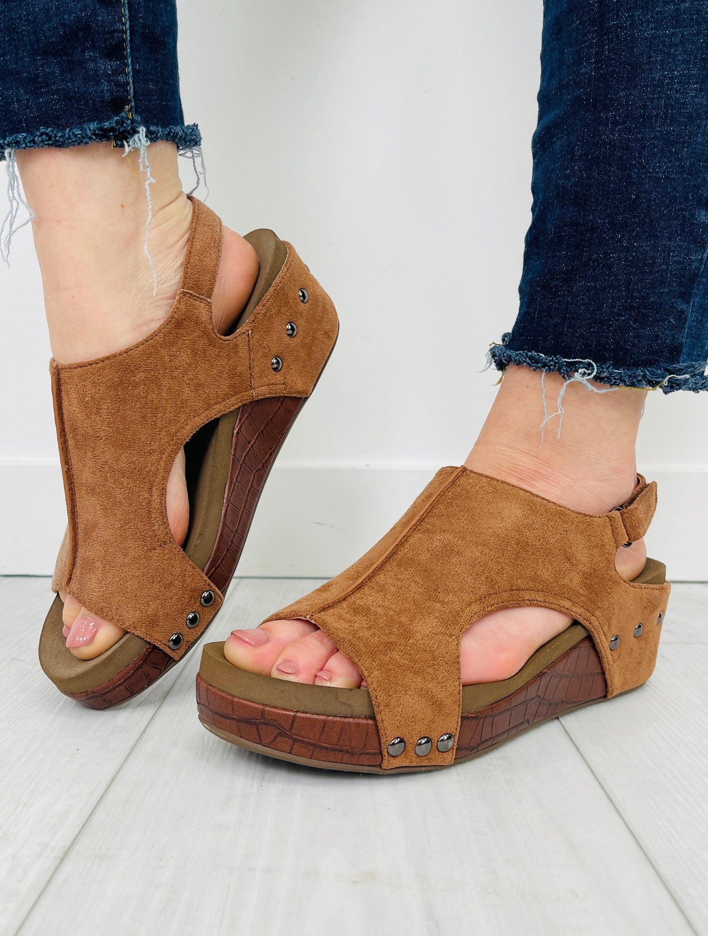 Sandalias con Cierre Marrón Claro