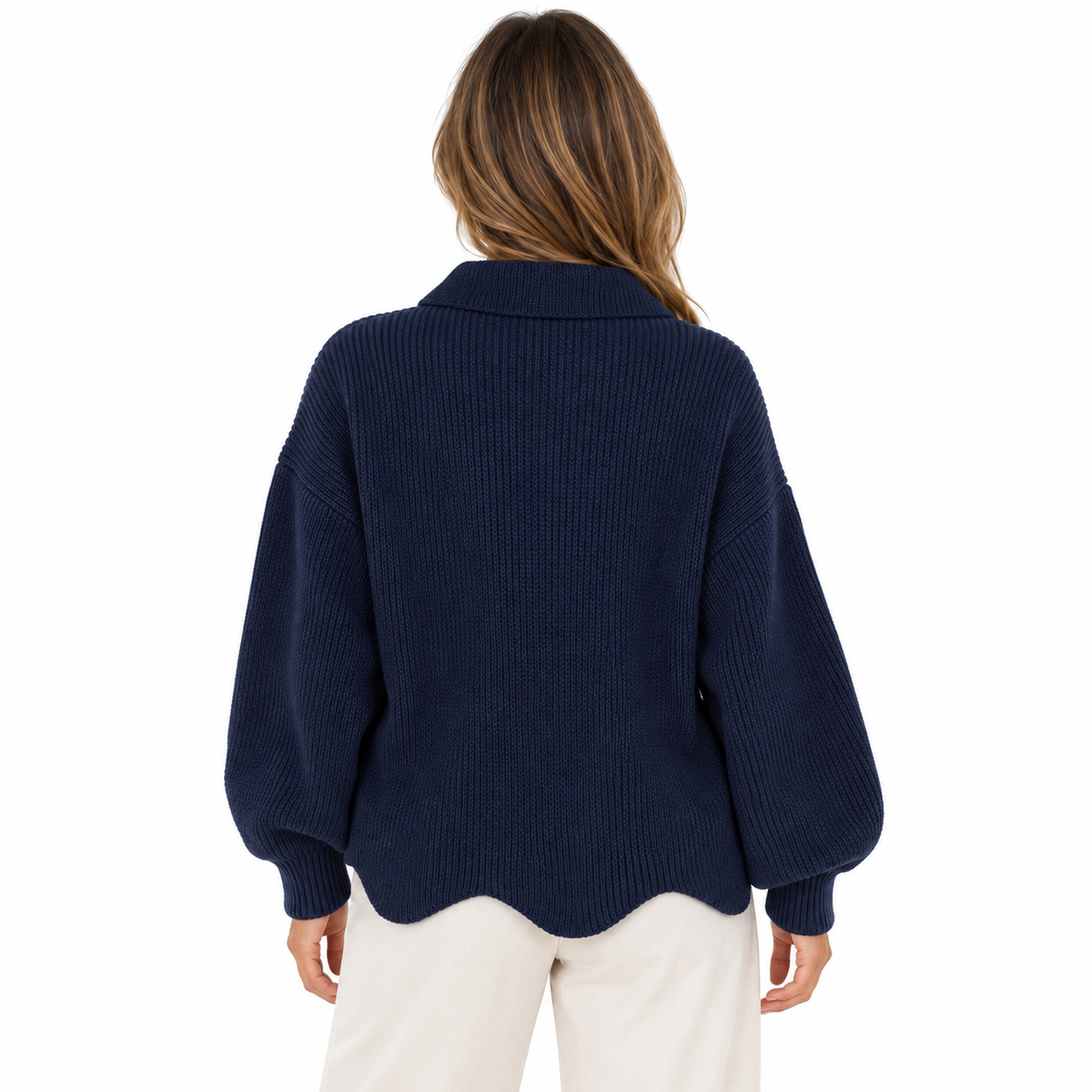 Amaia - Cárdigan Oversize con Botones Dorados