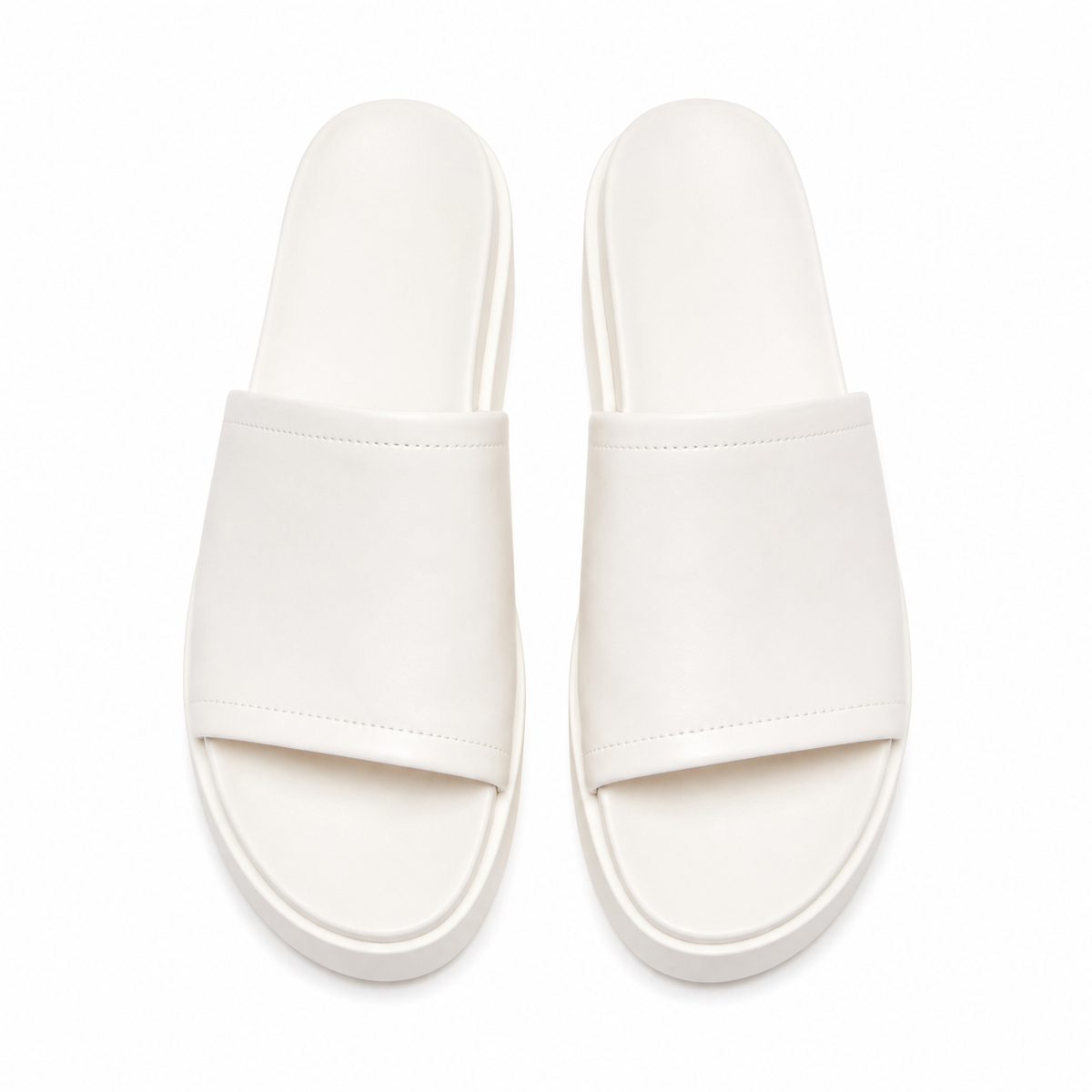Selma- Sandalias de Plataforma de Cuero