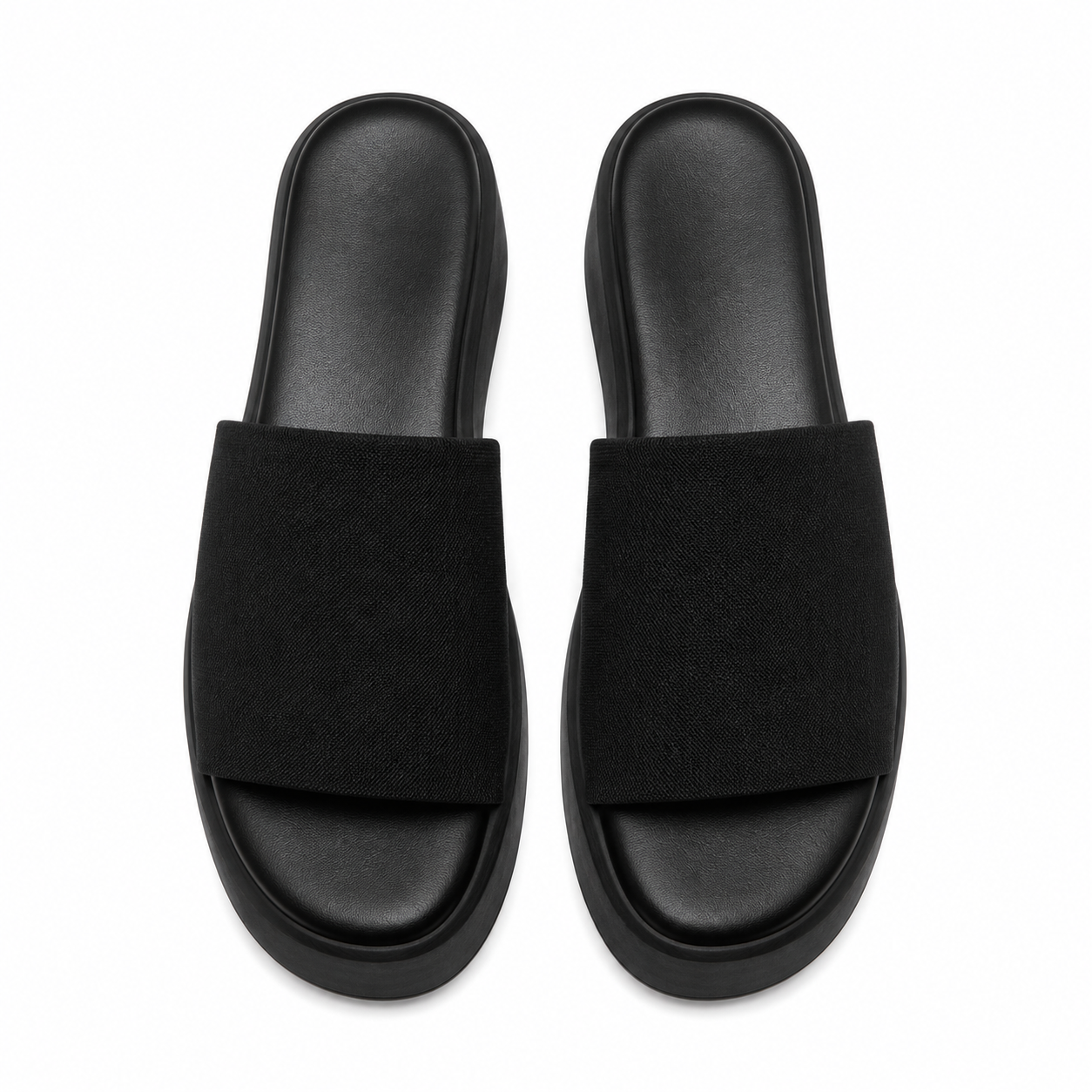 Selma- Sandalias de Plataforma de Cuero
