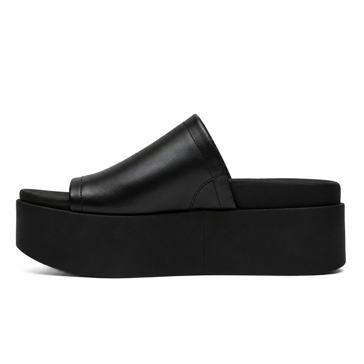 Selma- Sandalias de Plataforma de Cuero