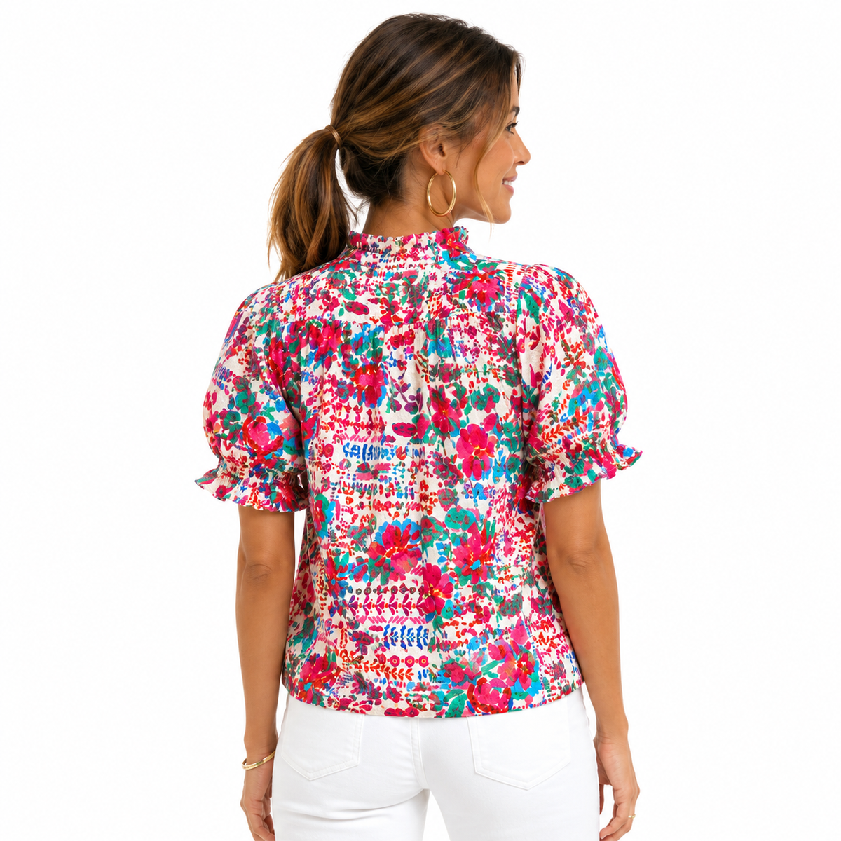 Alina - Multicolor Floral Top