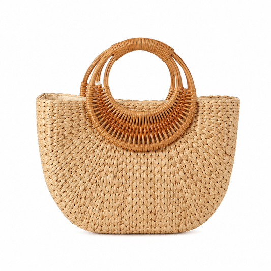 Maria- Bolso de Fibra natural Trenzada