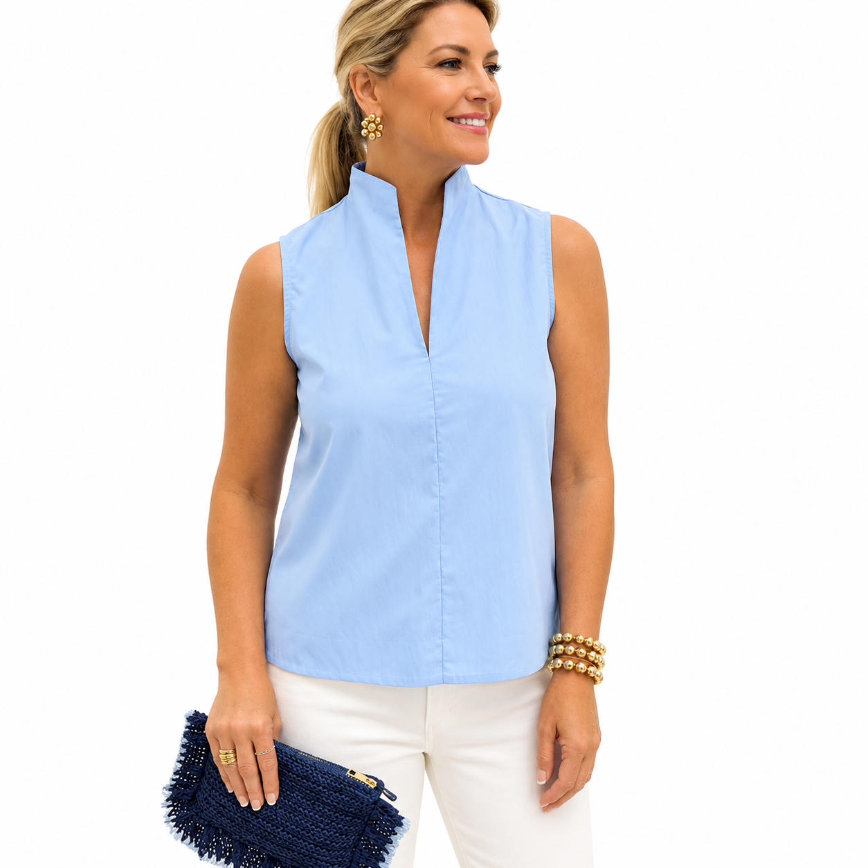 Blusa Azul Celeste