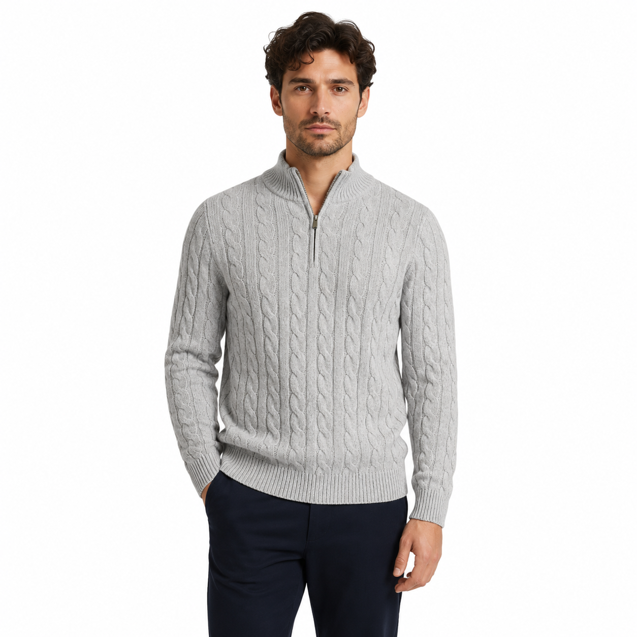 Jersey de Punto Trenzado