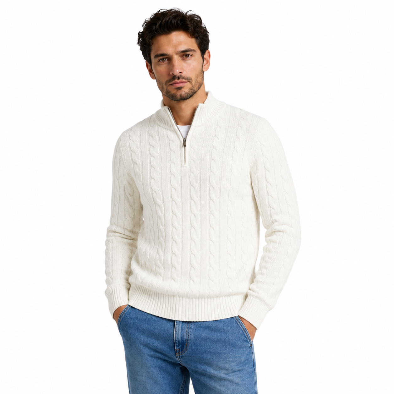 Jersey de Punto Trenzado