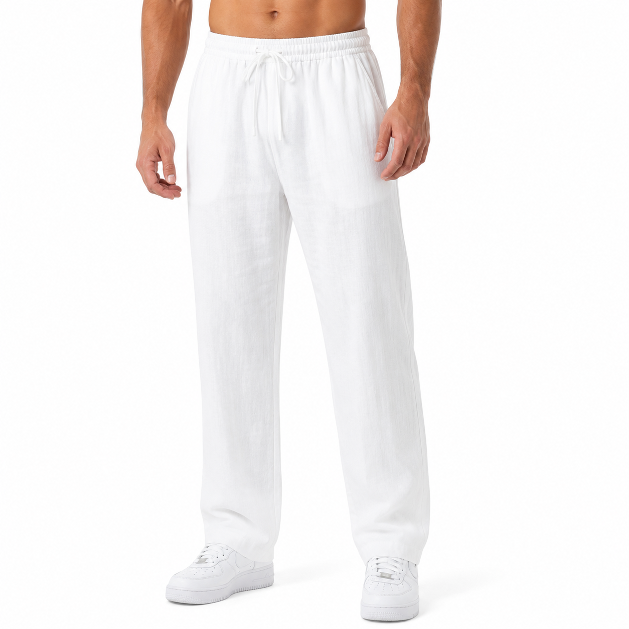 Pantalones de Lino Hombre