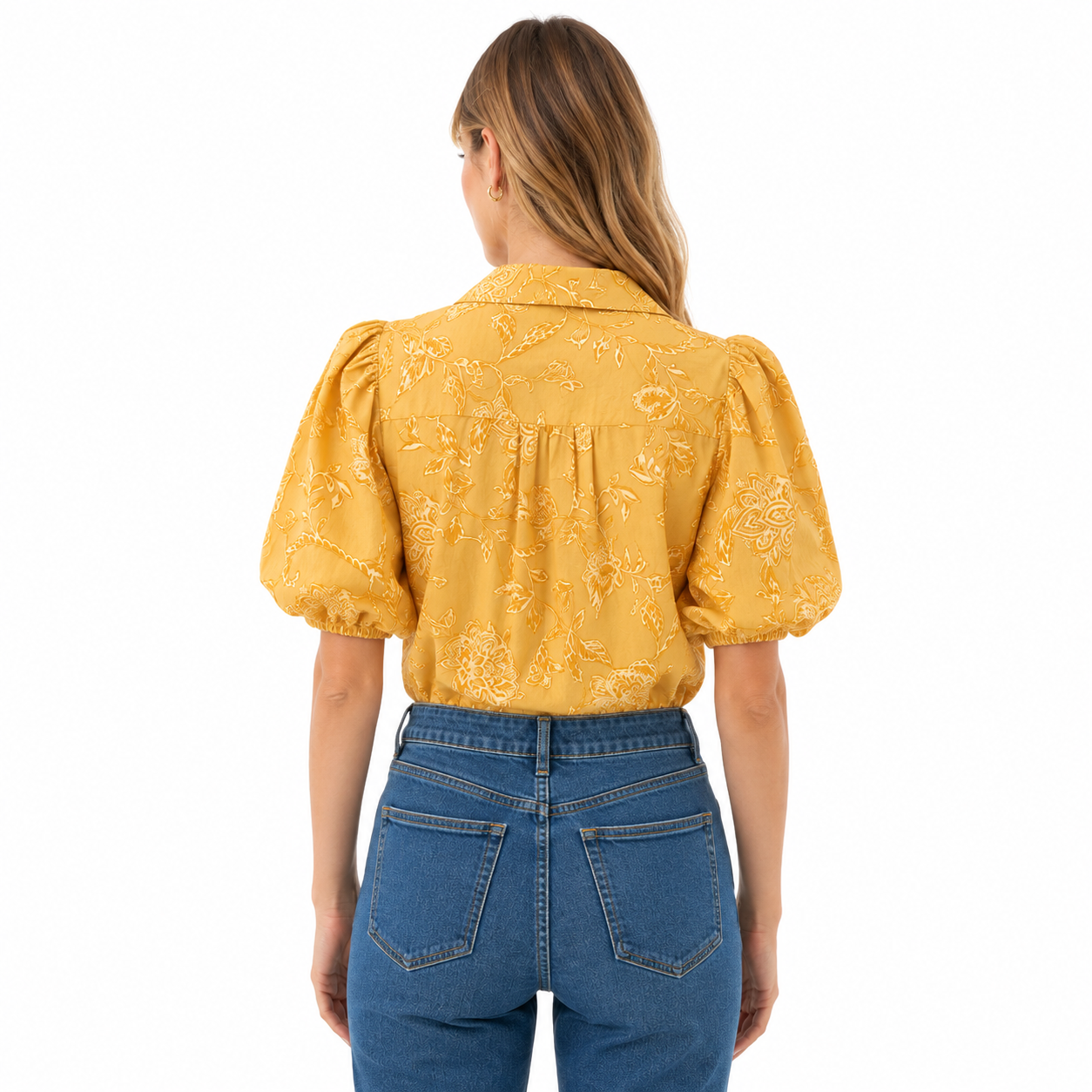 Nara - Blusa Floral Bordada