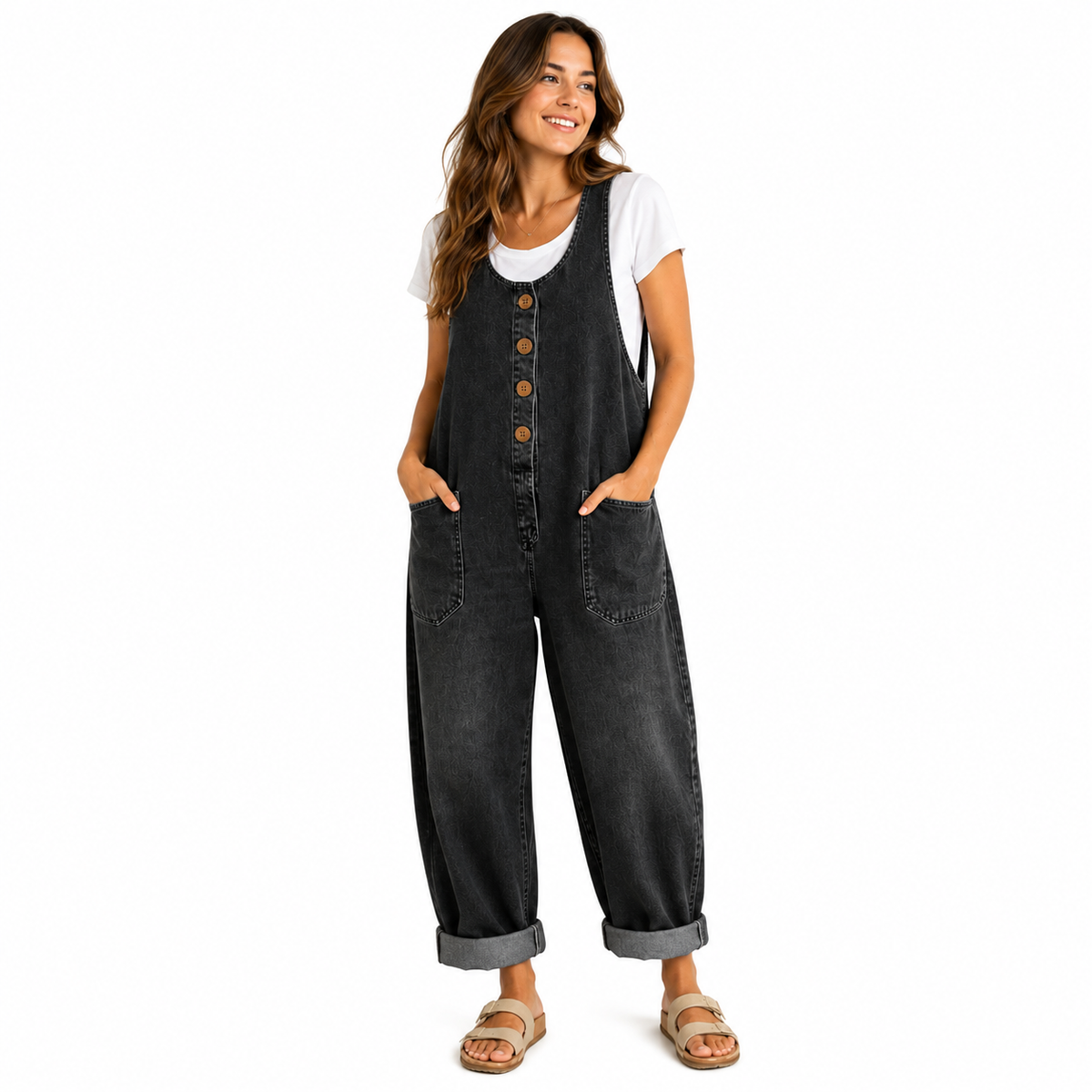 Eiza - Vintage Denim Jumpsuit