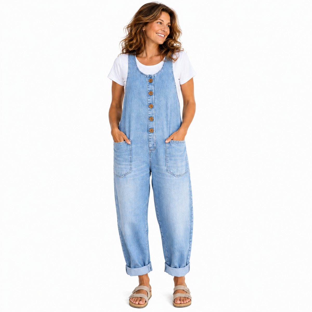 Eiza - Vintage Denim Jumpsuit