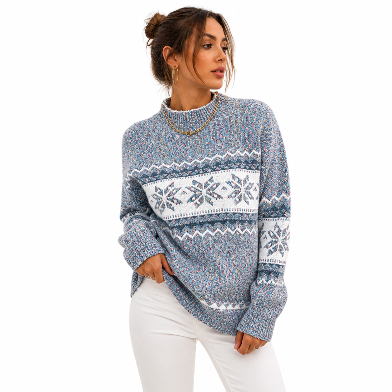 Emilia -  Jersey Elegante de Nieve