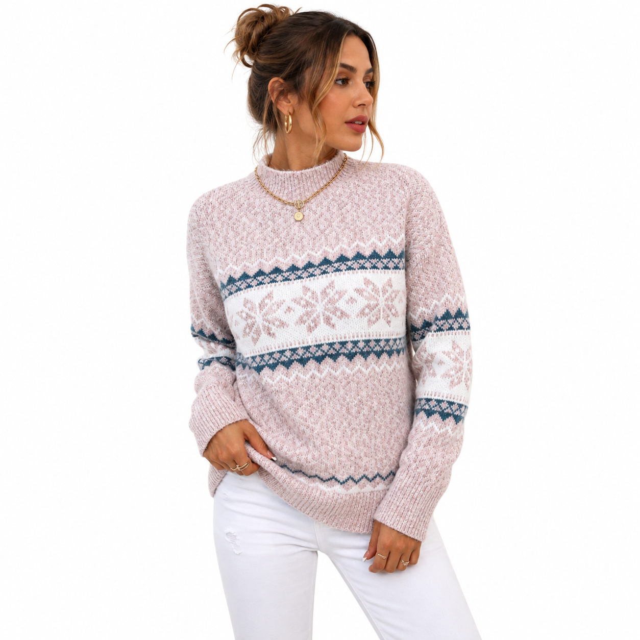 Emilia -  Jersey Elegante de Nieve