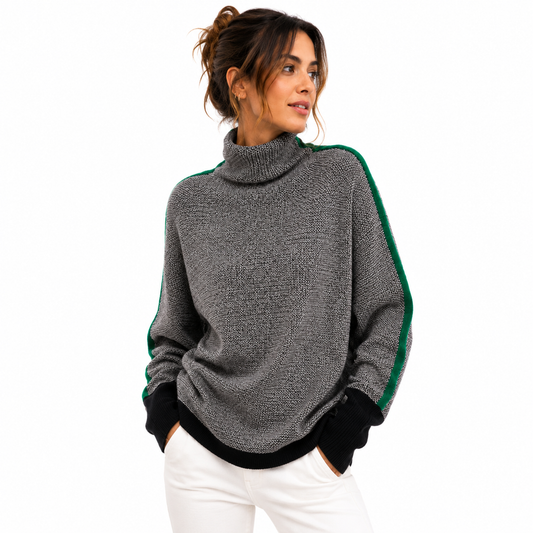 Elsa- Jersey de Cuello Alto