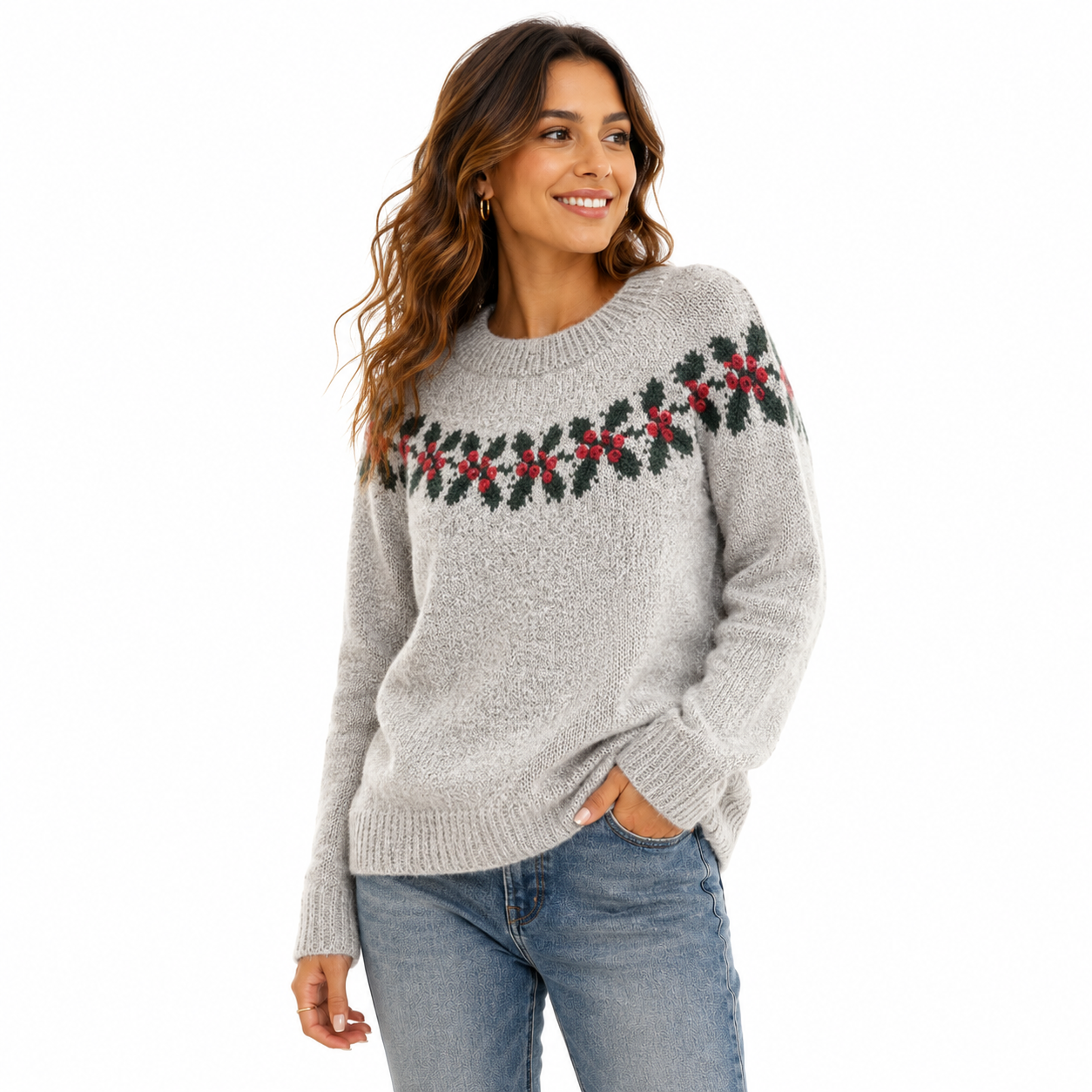 Simóne - Jersey estilo Navideño Mujer