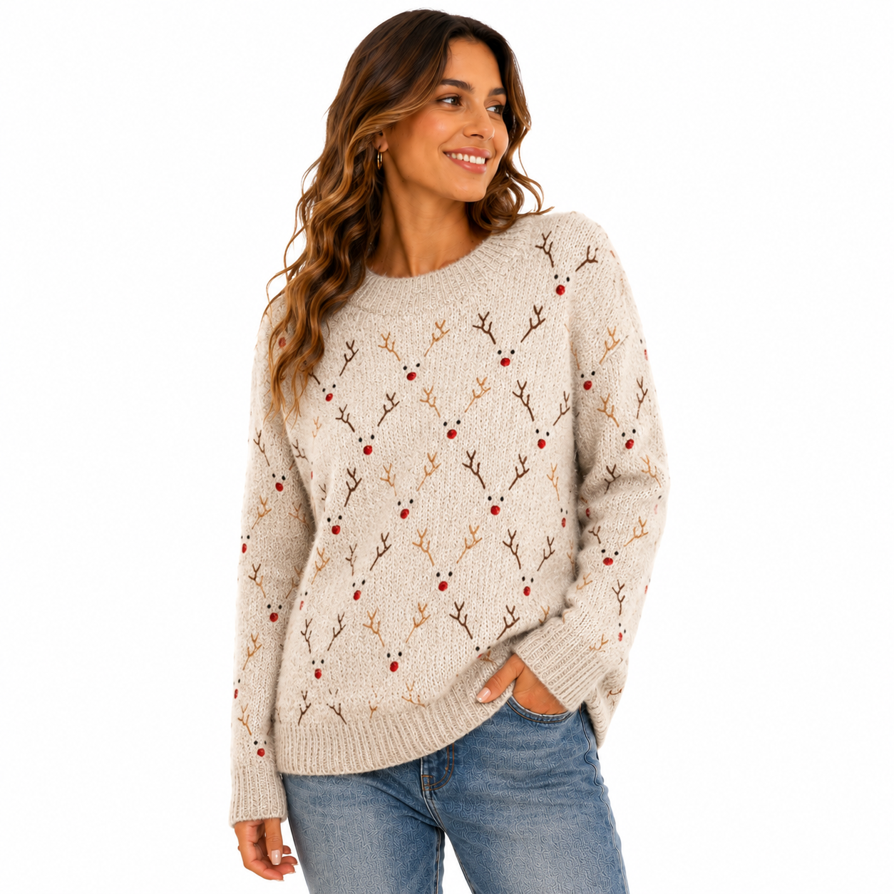 Simóne - Jersey estilo Navideño Mujer