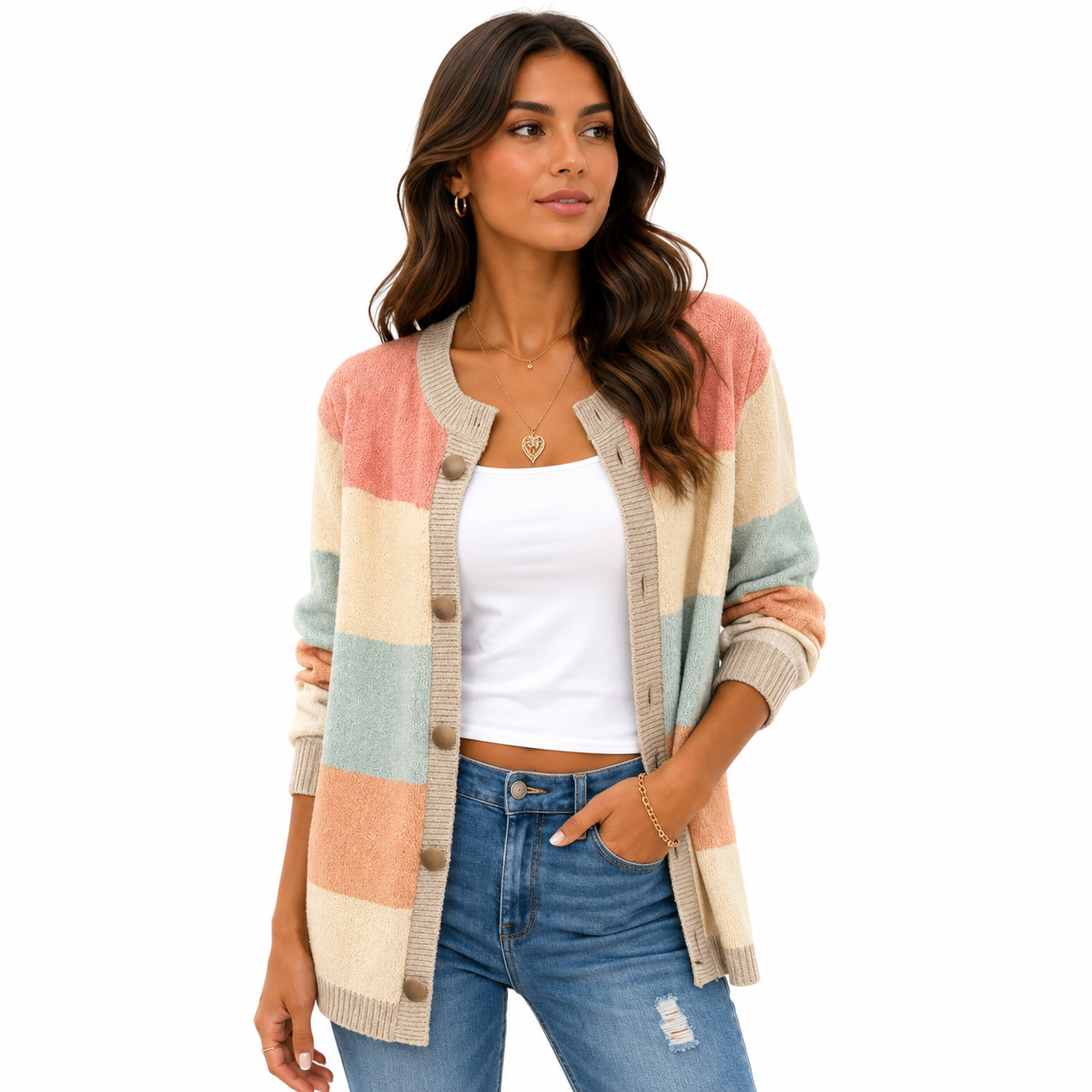 Carlota - Cardigan Estampado Mujer