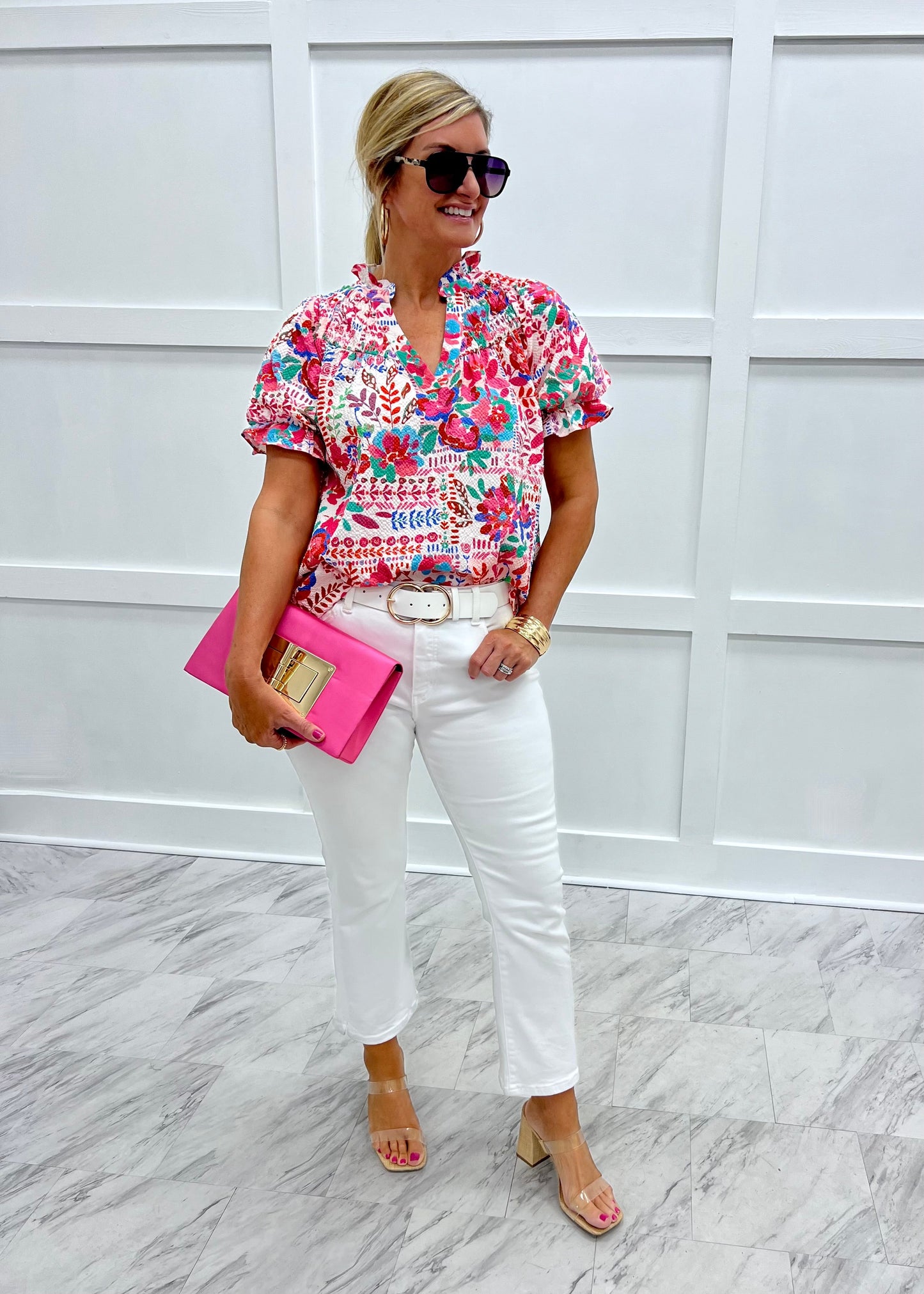 Top floral Multicolor