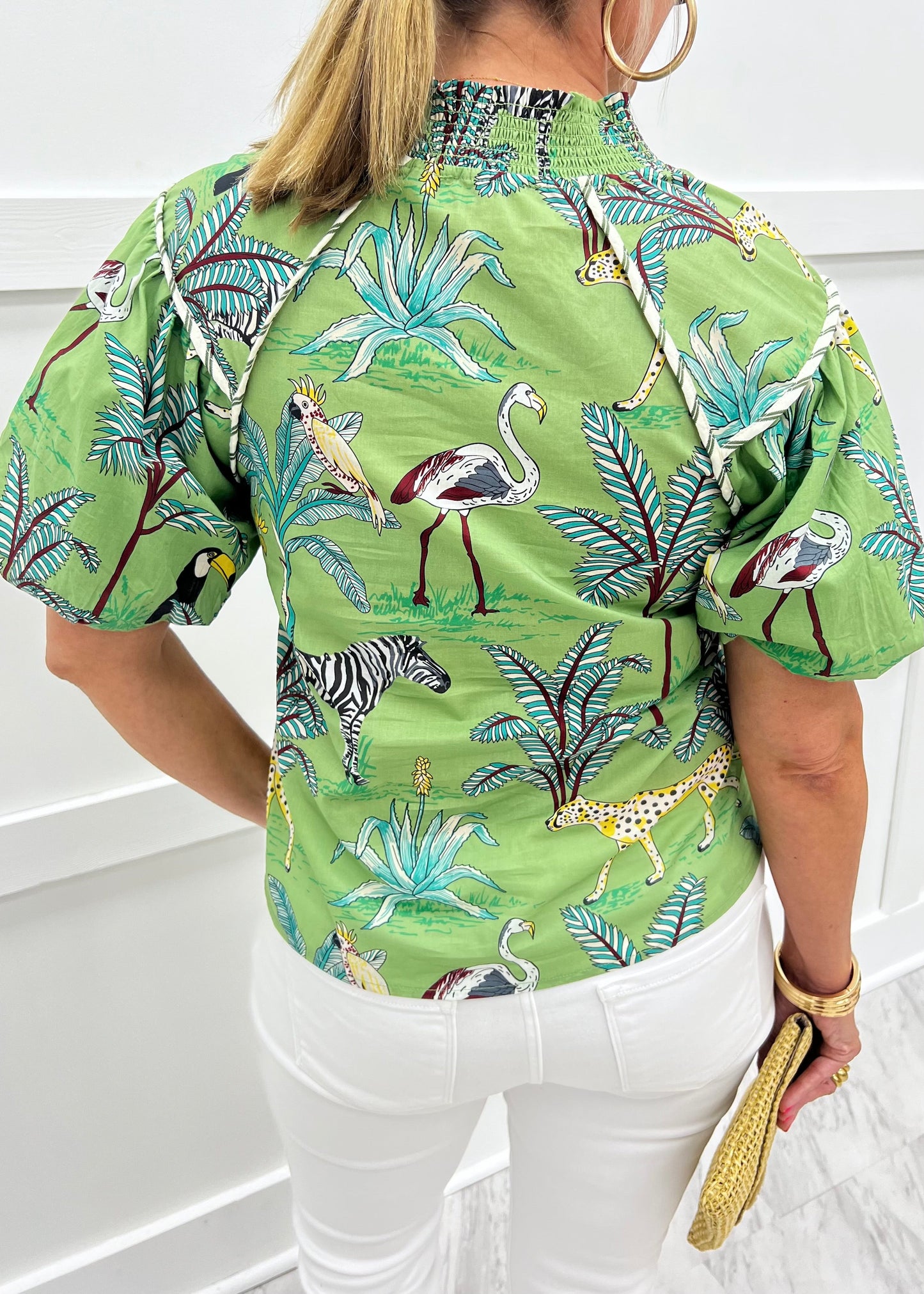 Blusa diseño Tropical