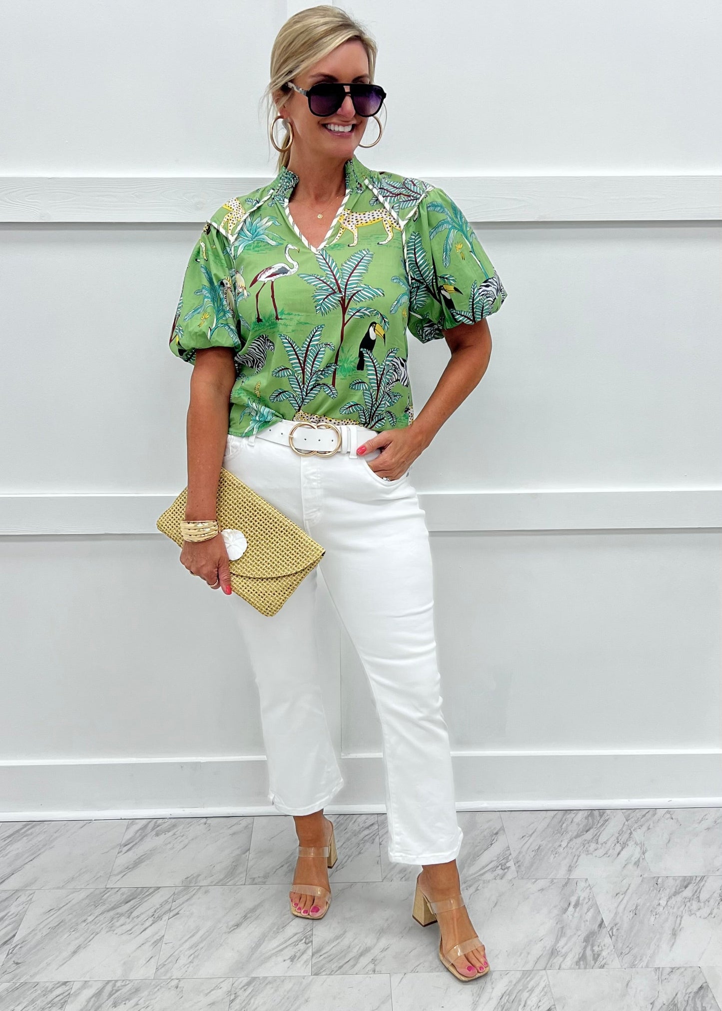 Blusa diseño Tropical