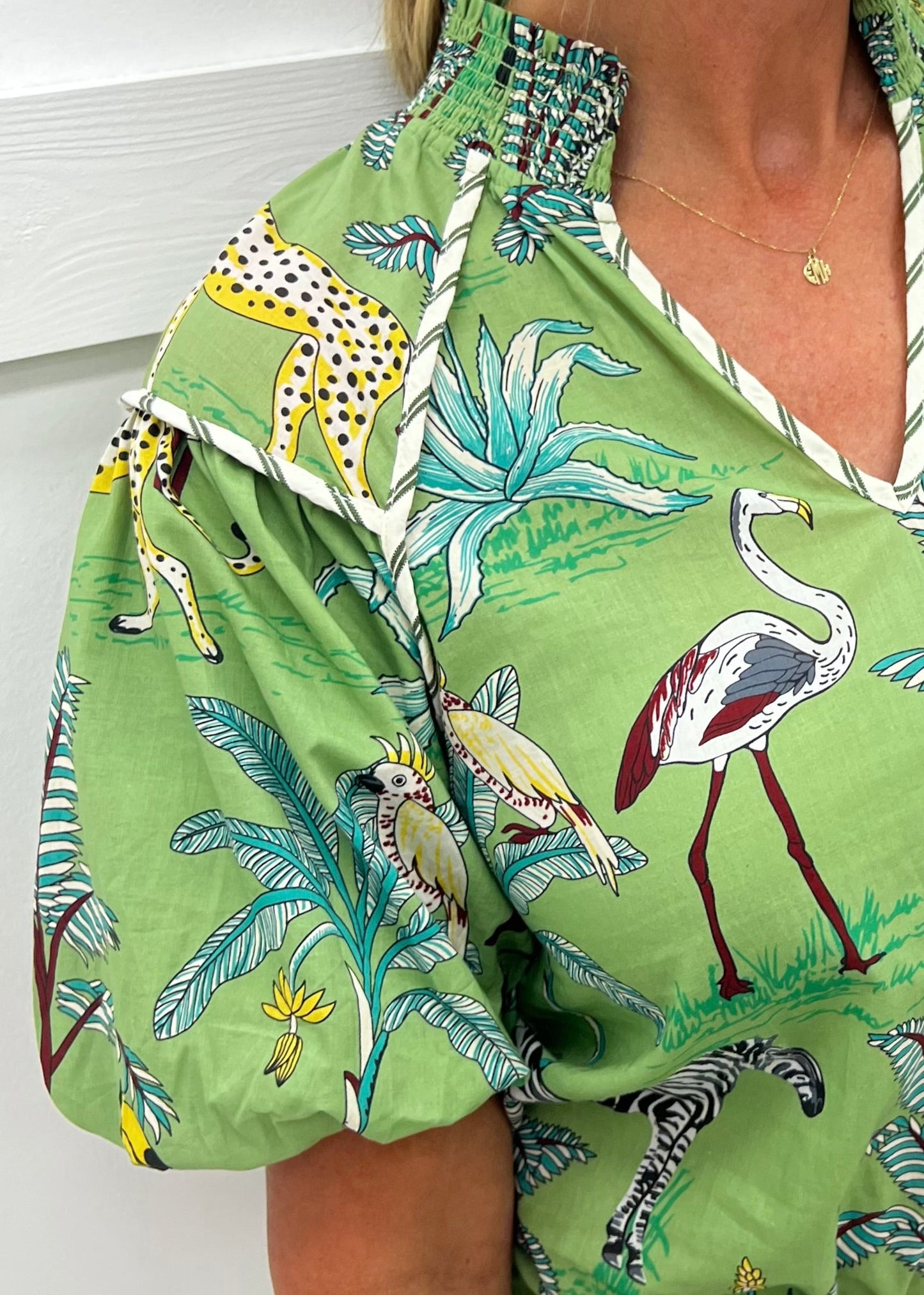 Blusa diseño Tropical