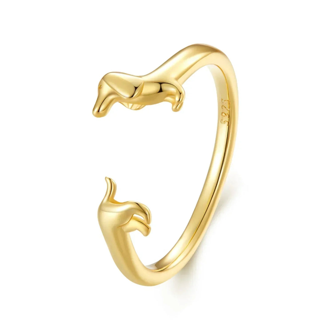 Soraya - Anillo de Perro Salchicha (Ajustable)
