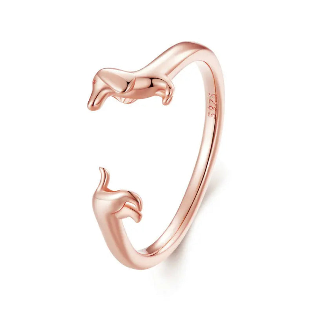 Soraya - Anillo de Perro Salchicha (Ajustable)