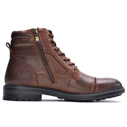 Aitor - Botas de Cordones con Cremallera Lateral