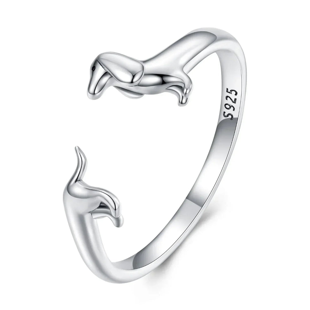 Soraya - Anillo de Perro Salchicha (Ajustable)