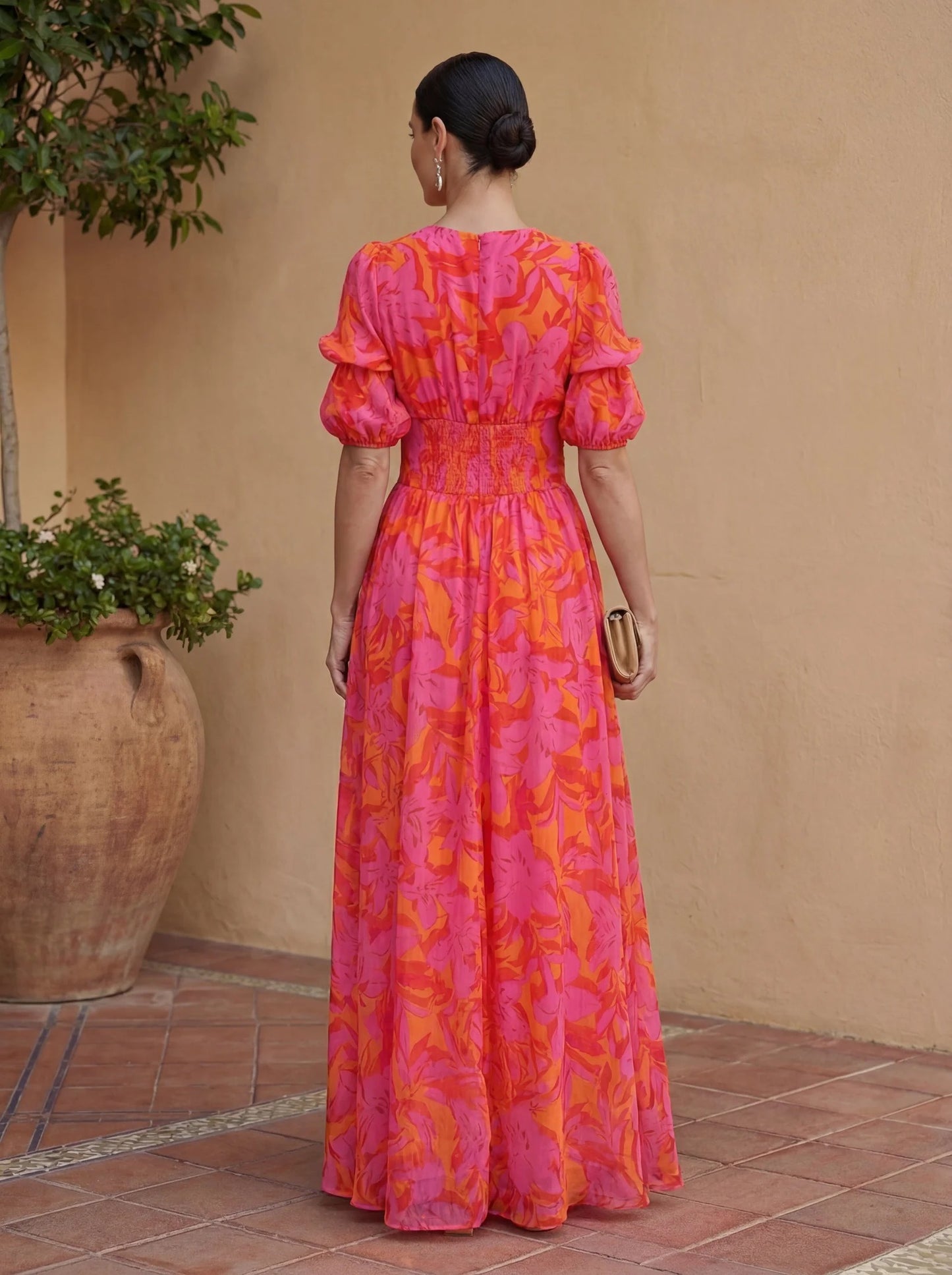 Coral -  Vestido Olvera