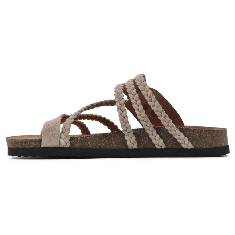Daniel- Sandalias de Corcho Trenzadas