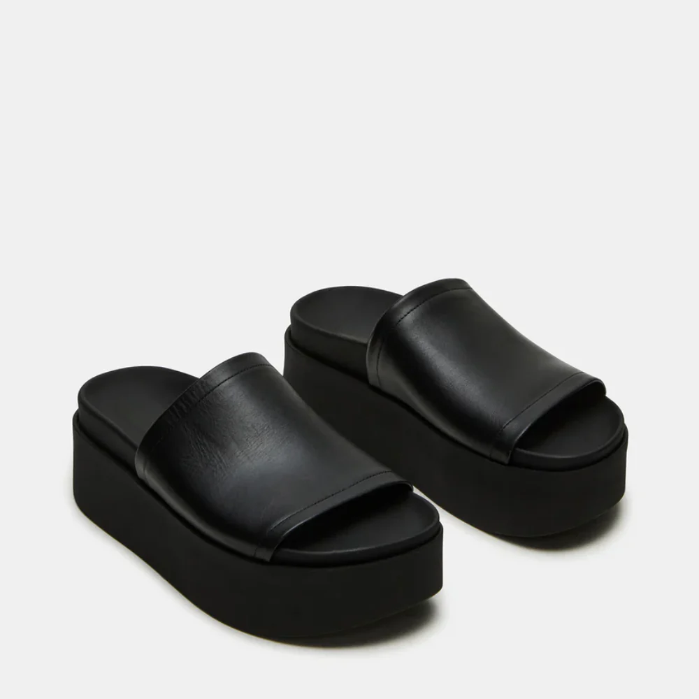 Selma- Sandalias de plataforma de cuero Arwinn