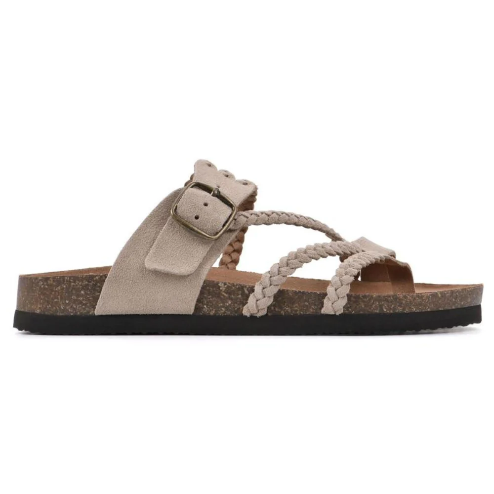 Daniel- Sandalias de Corcho Trenzadas
