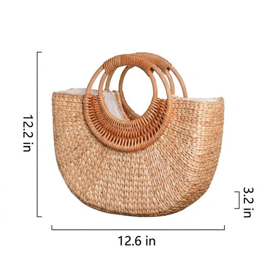 Maria- Bolso de Fibra natural Trenzada